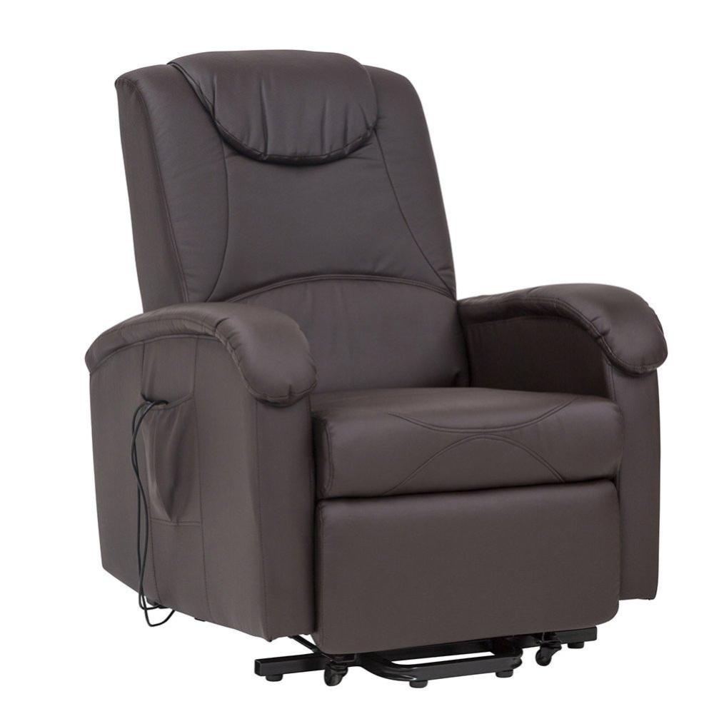Fotelj RELAX za sprostitev z nagibom nazaj PM808602 rjava