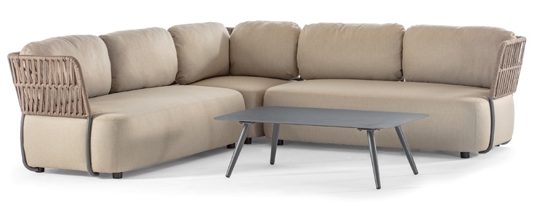 Modularna vrtna garnitura SOFT z blazinami
