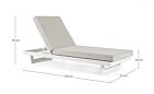 Vrtna ležaljka INFINITY bijela WG20