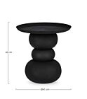 STOLIĆ ZA KAVU ALPA CRNI D41