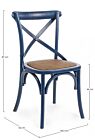 Drvena stolica CROSS plava