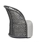 Okretna vrtna fotelja CUYEN antracit boje