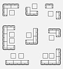 Vrtni stolić GERALD 90X90 antracit JX55