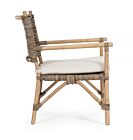 TARIFA vrtna fotelja sa jastukom - prirodni ratan