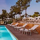 Ležaljka CRUISE s kotačima bijela GK50