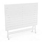 Zložljiva miza ELIN 110x70 bela LH30