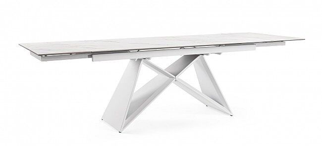 Raztegljiva miza ALIISA 180-260X90 bela