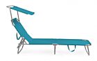 Vrtna sklopiva ležaljka za plažu ORISTANO s krovom TURCHESE 