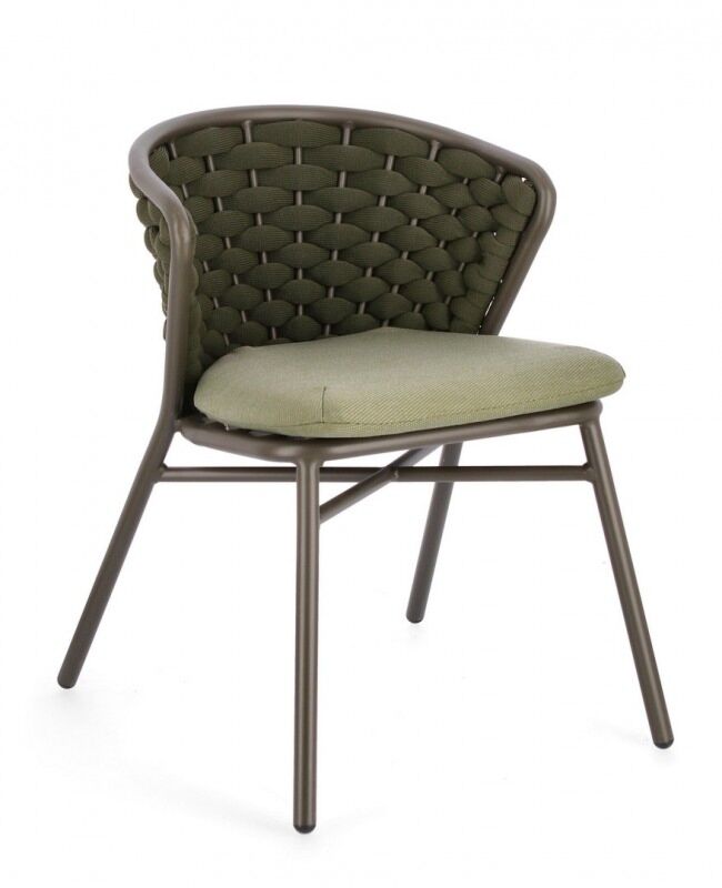 Vrtna stolica HARLOW maslinaste boje QS24