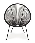 Vrtna fotelja PARKER crna