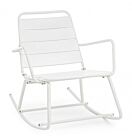 Vrtna fotelja na ljuljanje LILLIAN bijela