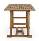 Drveni vrtni stol na razvlačenje NOEMI 120-160X70 bagrem