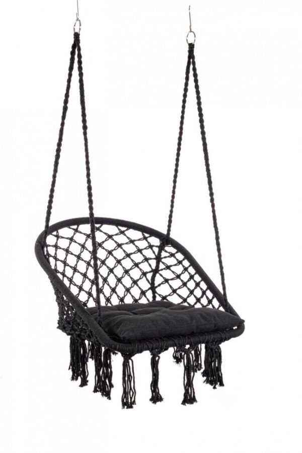 Viseća fotelja JAVIER crna 88X130V