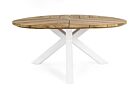Okrogla vrtna miza PALMDALE 160 bela RT01