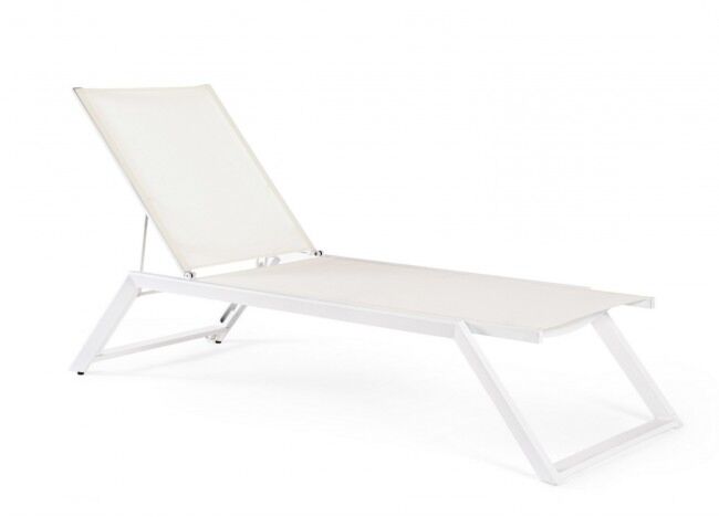 Ležaljka KAYLAN s kotačima u bijeloj boji CX21