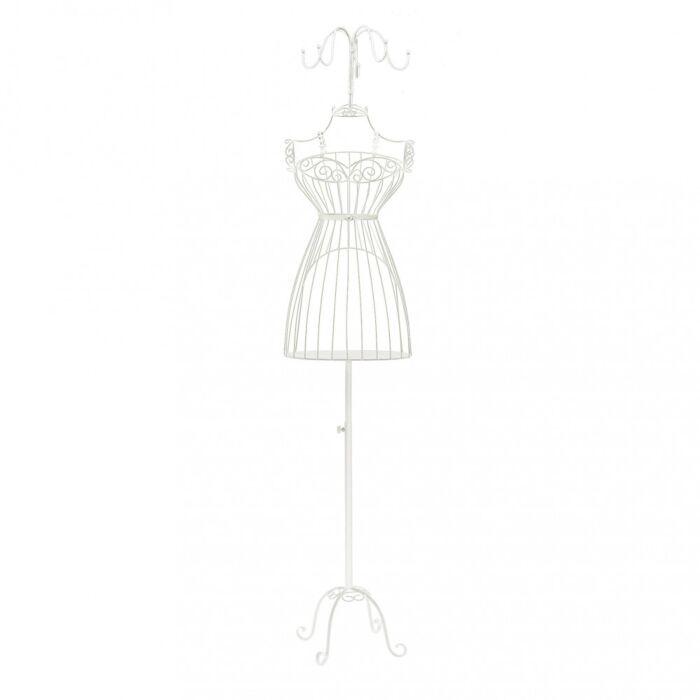 JACQUELINE VJEŠALICA ZA KRPE ANTIQUE BIJELA