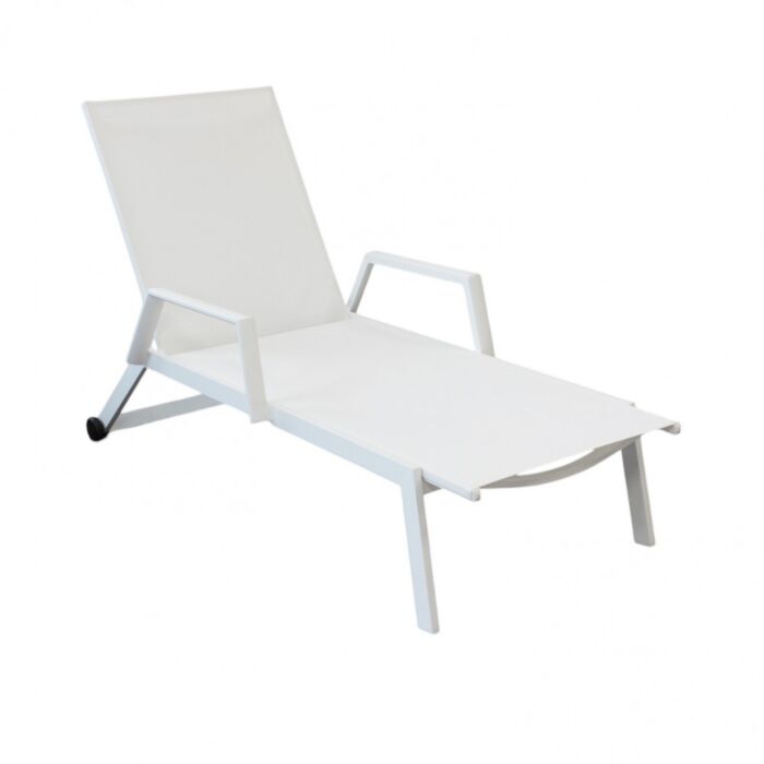 Vrtna ležaljka BARINAS – bijela