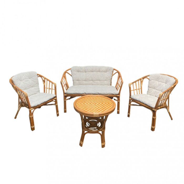 Vrtni lounge set TURKS 2P s jastucima – med (MIEL)