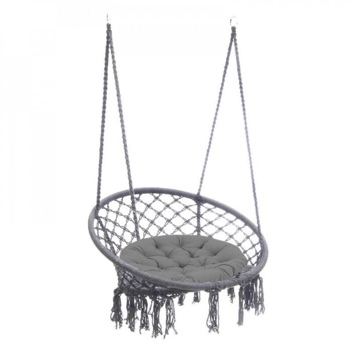 Viseća okrugla fotelja - mreža LUXORI AM-807527-DGRE