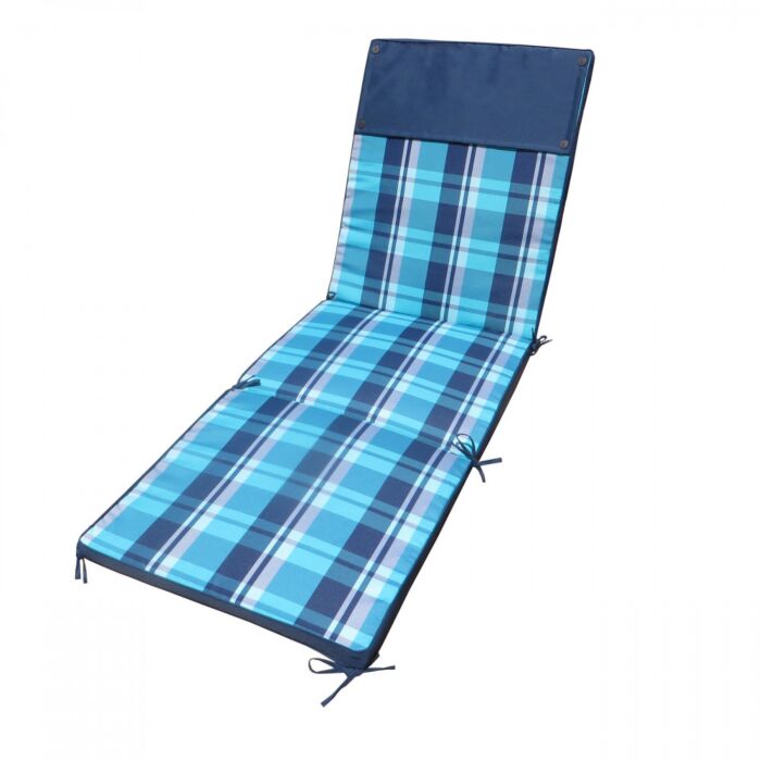 REAL PLAVI KARIRANI JASTUK ZA LEŽALJKU