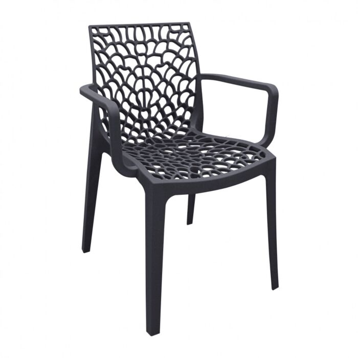 Vrtna stolica DARLENE siva - slagajuća