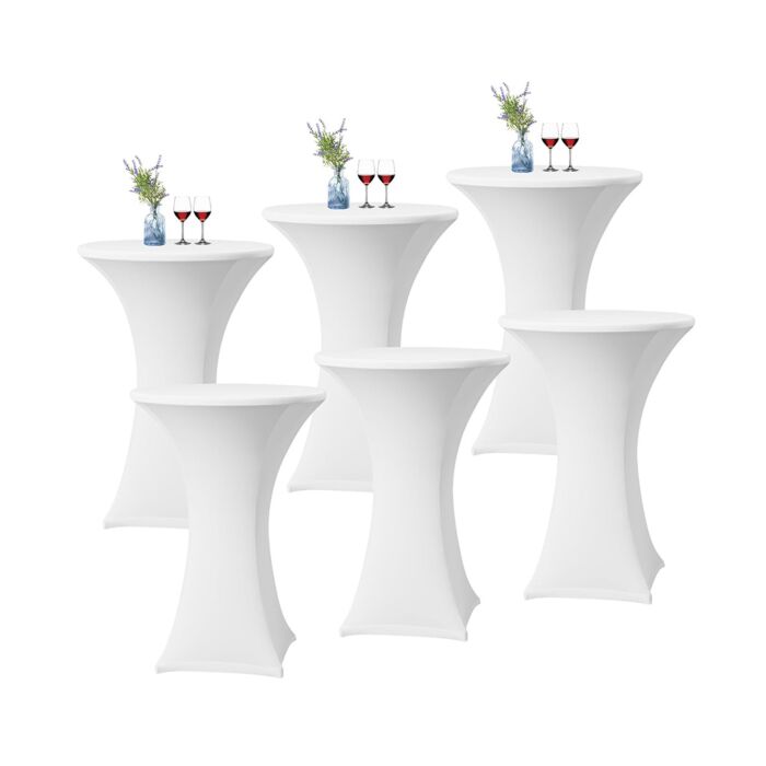 Elastičen prt za catering visoko barsko zložljivo mizo (premer 60-65 cm)