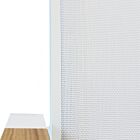 Vrtni stol CORRIENTES z nasloni za roke – bel z blazino – Mobalia