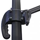 DEŽNIK SATURNO ČRN P/L 3 X 4 EKRU PREVLEKA