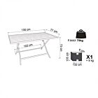 ZLOŽLJIVA MIZA ALABAMA 70 X 130