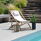 BIJELA DAIQUIRI STOLICA ZA LJULJANJE