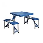 GARNITURA ZLOŽLJIVA MIZA S 4 TABUREJI