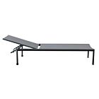 Vrtna ležaljka BELFAST – naslagiva antracit