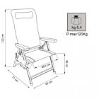 ISCHIA TEXTILENE FOTELJA