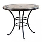 OKRUGLI CRNI STOL Ø 90