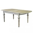 KRIŽNI OKRUGLI STOL 150/190 X 100 NATURAL