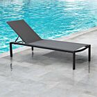 Vrtna ležaljka BELFAST – naslagiva antracit