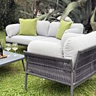 Vrtni lounge set BELÉM 3P s jastucima – antracit 