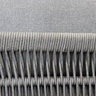 Vrtni lounge set BELÉM 2P s azurnim jastucima – bijela (BIAN)