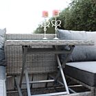 SOFA SA 2 PERU TABUREJA S JASTUCIMA WI-806879-GREY