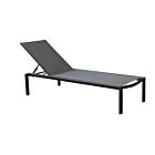 Vrtna ležaljka BELFAST – naslagiva antracit