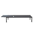 Vrtna ležaljka BELFAST – naslagiva antracit