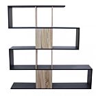 ADRIANNE POLICA ZA KNJIGE SIVA I PRIRODNA