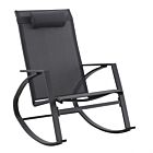 Stolica za ljuljanje DEMID antracit – metalna konstrukcija