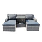 SOFA SA 2 PERU TABUREJA S JASTUCIMA WI-806879-GREY