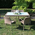 Vrtna miza AZORE 150 X 90  WI-806777-MRNE