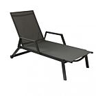 Vrtna ležaljka BARINAS – antracit
