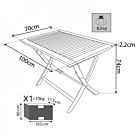 ZLOŽLJIVA MIZA 100 X 70