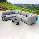 Okrugli vrtni stolić VANCOUVER antracit