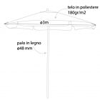 DEŽNIK FANTASY P/C Ø 3