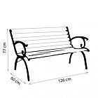 PRAVA KLUPA OD LIJEVANOG ŽELJEZA